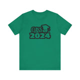 Load image into Gallery viewer, Bold Class of 2024 Unisex Jersey Short Sleeve Tee