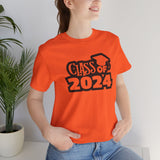 Load image into Gallery viewer, Bold Class of 2024 Unisex Jersey Short Sleeve Tee