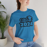 Load image into Gallery viewer, Bold Class of 2024 Unisex Jersey Short Sleeve Tee