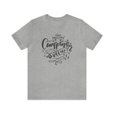 Load image into Gallery viewer, Camping Queen Unisex Jersey Short Sleeve Tee