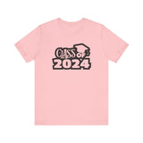 Load image into Gallery viewer, Bold Class of 2024 Unisex Jersey Short Sleeve Tee