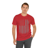 Load image into Gallery viewer, American Flag Unisex Jersey Short Sleeve Tee.