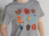 Load image into Gallery viewer, 9x9 Autumn Unisex Jersey Short Sleeve Tee.