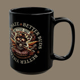 Load image into Gallery viewer, Better Daze Genetics Black Mug (15oz)