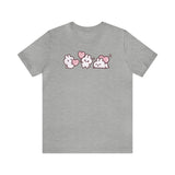 Load image into Gallery viewer, Anime Valentines Bunnies Unisex Jersey Short Sleeve Tee