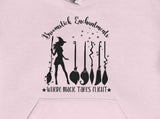 Load image into Gallery viewer, Broomstick Enchantments Youth Heavy Blend Hooded Sweatshirt.