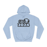 Load image into Gallery viewer, Bold Class of 2024 Unisex College Hoodie