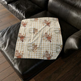 Load image into Gallery viewer, Blessed Thankful Family Autumn Soft Polyester Blanket