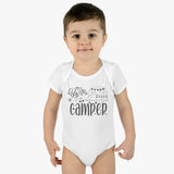 Load image into Gallery viewer, Big Bro Camper Infant Baby Rib Bodysuit