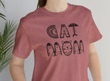 Load image into Gallery viewer, Cat Mom Unisex Jersey Short Sleeve Tee.