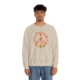 Load image into Gallery viewer, Christmas Peace Wreath Unisex Heavy Blend™ Crewneck Sweatshirt