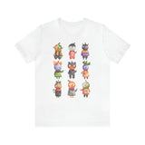 Load image into Gallery viewer, 9x9 Halloween Characters Unisex Jersey Short Sleeve Tee