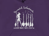 Load image into Gallery viewer, Broomstick Enchantments Youth Heavy Blend Hooded Sweatshirt.