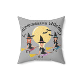 Load image into Gallery viewer, Abracadabra Witches Spun Polyester Square Pillow