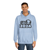 Load image into Gallery viewer, Bold Class of 2024 Unisex College Hoodie