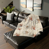 Load image into Gallery viewer, Blessed Thankful Family Autumn Soft Polyester Blanket