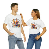 Load image into Gallery viewer, 6 Person Family Fright Night Unisex Jersey Short Sleeve Tee