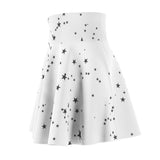 Load image into Gallery viewer, Black Stars Women&#39;s Skater Skirt (AOP)