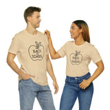 Load image into Gallery viewer, Back to School Apple Unisex Jersey Short Sleeve Tee.