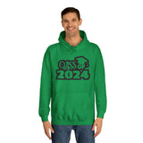 Load image into Gallery viewer, Bold Class of 2024 Unisex College Hoodie