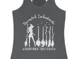 Load image into Gallery viewer, Broomstick Enchantments Women&#39;s Ideal Racerback Tank.