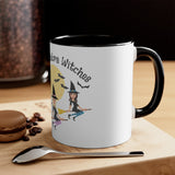 Load image into Gallery viewer, Abracadabra Witches Accent Coffee Mug, 11oz