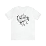 Load image into Gallery viewer, Camping Queen Unisex Jersey Short Sleeve Tee