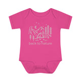 Load image into Gallery viewer, Back to Nature Infant Baby Rib Bodysuit.