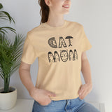 Load image into Gallery viewer, Cat Mom Unisex Jersey Short Sleeve Tee.