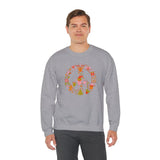 Load image into Gallery viewer, Christmas Peace Wreath Unisex Heavy Blend™ Crewneck Sweatshirt