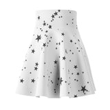 Load image into Gallery viewer, Black Stars Women&#39;s Skater Skirt (AOP)