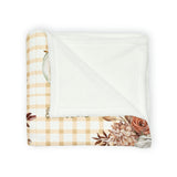 Load image into Gallery viewer, Blessed Thankful Family Autumn Soft Polyester Blanket