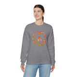 Load image into Gallery viewer, Christmas Peace Wreath Unisex Heavy Blend™ Crewneck Sweatshirt