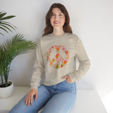 Load image into Gallery viewer, Christmas Peace Wreath Unisex Heavy Blend™ Crewneck Sweatshirt