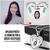 Load image into Gallery viewer, Carry You With Me Photo Memorial Necklace