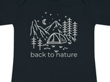 Load image into Gallery viewer, Back to Nature Infant Baby Rib Bodysuit.