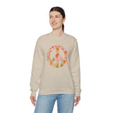 Load image into Gallery viewer, Christmas Peace Wreath Unisex Heavy Blend™ Crewneck Sweatshirt