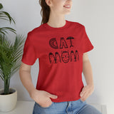 Load image into Gallery viewer, Cat Mom Unisex Jersey Short Sleeve Tee.