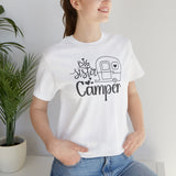 Load image into Gallery viewer, Big Sister Camper Unisex Jersey Short Sleeve Tee.