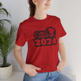 Load image into Gallery viewer, Bold Class of 2024 Unisex Jersey Short Sleeve Tee