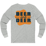 Load image into Gallery viewer, Beer &amp; Deer Unisex Jersey Long Sleeve Tee