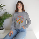 Load image into Gallery viewer, Christmas Peace Wreath Unisex Heavy Blend™ Crewneck Sweatshirt