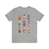 Load image into Gallery viewer, 9x9 Halloween Characters Unisex Jersey Short Sleeve Tee