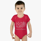 Load image into Gallery viewer, Back to Nature Infant Baby Rib Bodysuit