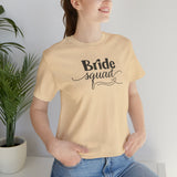 Load image into Gallery viewer, Bride Squad Unisex Jersey Short Sleeve Tee.