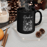 Load image into Gallery viewer, Alice&#39;s Drink Me 11oz Black Mug