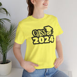 Load image into Gallery viewer, Bold Class of 2024 Unisex Jersey Short Sleeve Tee