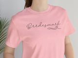 Load image into Gallery viewer, Bridesmaid Unisex Jersey Short Sleeve Tee.