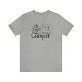 Load image into Gallery viewer, Big Sister Camper Unisex Jersey Short Sleeve Tee