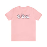 Load image into Gallery viewer, Anime Valentines Bunnies Unisex Jersey Short Sleeve Tee